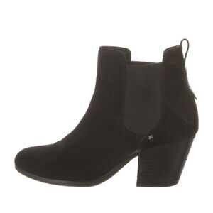 Rag & Bone Devon Black Suede Chelsea Ankle Boots